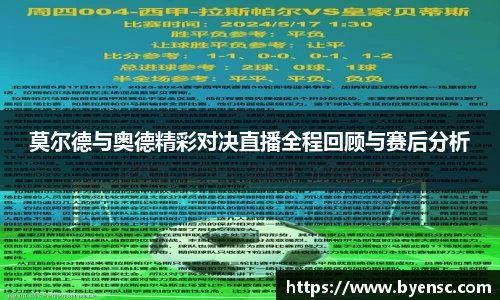 莫尔德与奥德精彩对决直播全程回顾与赛后分析